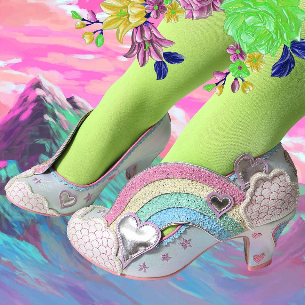 Irregular Choice Summer Showers Heels Brand New In Box